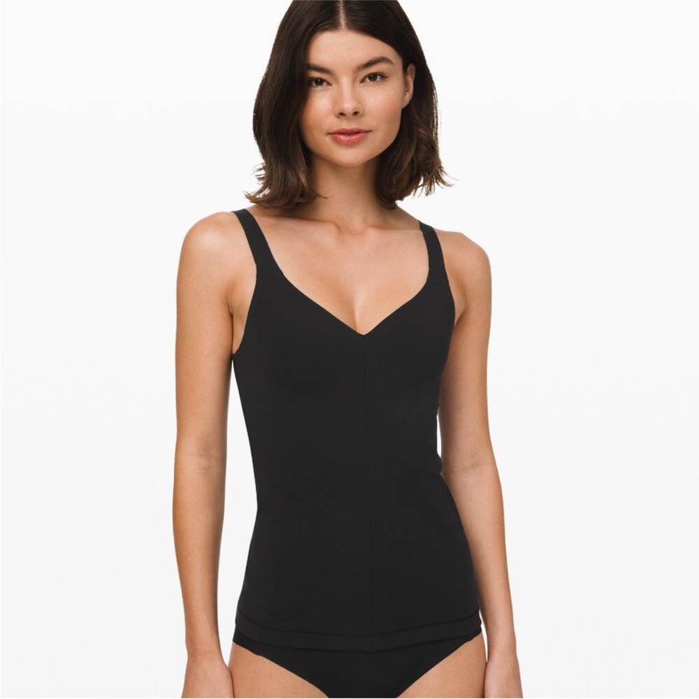 Lululemon Black Simply Sleek 2-in-1 Tank Top